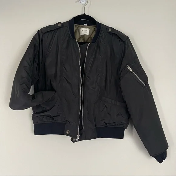 MCGUIRE Bomber Shell Nylon Quilted Lined Jacket Sz M* - Picture 3 of 15